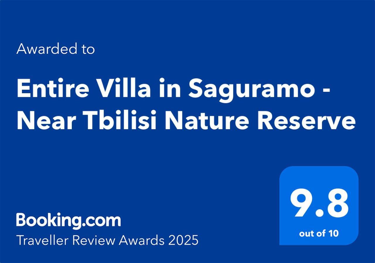 Entire Villa Near Tbilisi Nature Reserve With Panoramic View Mtsʼkhetʼa Exterior foto